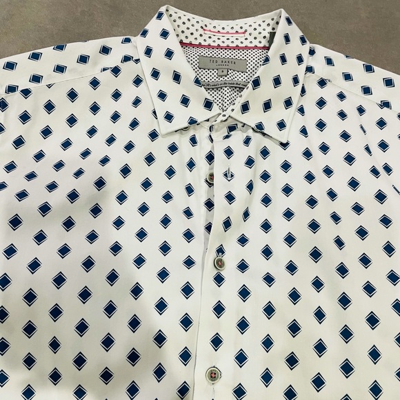 Ted Baker shirt. Fits like a L/XL (size 5) - Picture 2 of 5